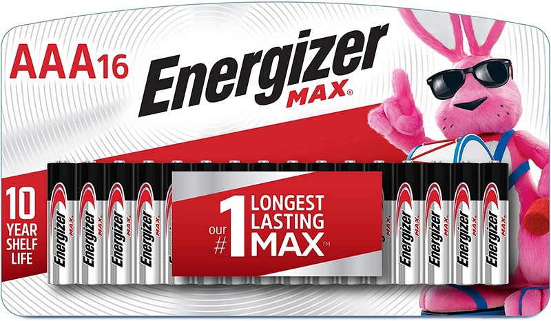 Energizer Max AAA Alkaline Batteries 16 pk Carded