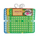 Diamond Visions 11 in. W X 11 ft. L Assorted Plastic Sink Mat