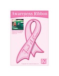 Advanced Graphics 4 in. W X 5.5 in. L Breast Cancer Awareness Magnetic