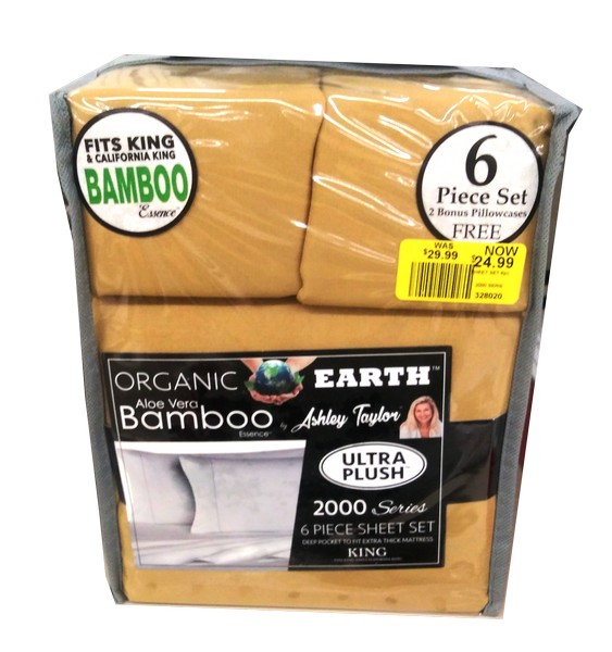 Taylor 6-Piece Bamboo King Sheet Set