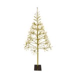 Celebrations Platinum LED Clear/Warm White 4.5 in. Shimmering Tree Pathway Decor