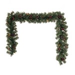 Celebrations 6 ft. L Incandescent Prelit Decorated Multicolored Christmas Garland