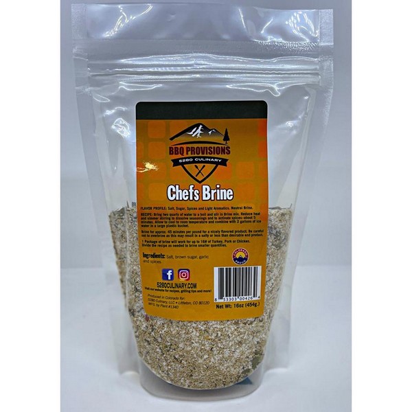 5280 Culinary BBQ Provisions Chefs Brine Brine Mix 16 oz