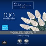 Celebrations LED C6 Clear/Warm White 100 ct String Christmas Lights 24.75 ft.