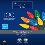 Celebrations LED C6 Multicolored 100 ct String Christmas Lights 24.75 ft.