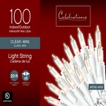 Celebrations Incandescent Mini Clear/Warm White 100 ct String Christmas Lights 20.625 ft.