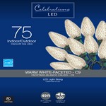 Celebrations LED C9 Clear/Warm White 75 ct String Christmas Lights 49.3 ft.