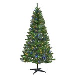 Celebrations 7 ft. Slim LED 400 lights Pine Christmas Tree