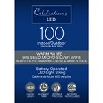 Celebrations LED Micro Dot/Fairy Clear/Warm White 100 ct String Christmas Lights 16.5 ft.