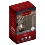 Celebrations Stay Shine Incandescent Mini Clear/Warm White 100 ct Icicle Christmas Lights 5.67 ft.