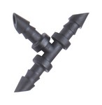 Raindrip Barbed 1/4 in. Drip Irrigation Connector 25 pk