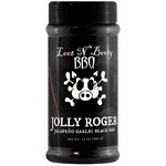 Loot N' Booty Jolly Roger Jalapeno Garlic Black BBQ Rub 14 oz