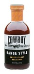 Cowboy Range Style Sweet and Tangy BBQ Sauce 18 oz