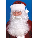 Fun World Red/White Christmas Santa Wig and Beard Set