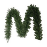 Holiday Bright Lights 8 in. D X 9 ft. L Traditional Pine Christmas Garland