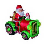 Celebrations 6 ft. Santa With Tractor Inflatable