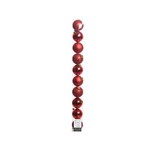 Decoris Red Shatterproof Baubles Indoor Christmas Decor