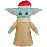 Gemmy Green/Yellow Airdorable Star Wars The Child Table Top Decoration