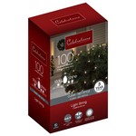 Celebrations Stay Shine Incandescent Mini Clear/Warm White 100 ct Net Christmas Lights 6 ft.