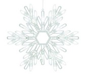 Celebrations LED White Snowflake Silhouette