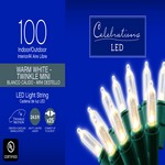 Celebrations LED White 100 ct String Light Set 24.5 ft.