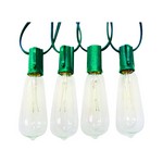 Celebrations Incandescent G40 Globe Clear/Warm White 10 ct Replacement Christmas Light Bulbs