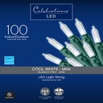 Celebrations LED Mini Cool White 100 ct String Christmas Lights 24.75 ft.