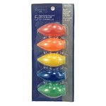 Celebrations LED C9 Multicolored 5 ct Replacement Christmas Light Bulbs