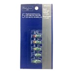 Celebrations Micro/5mm Multicolored 5 ct Replacement Christmas Light Bulbs
