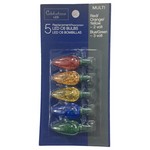 Celebrations LED C6 Multicolored 5 ct Replacement Christmas Light Bulbs
