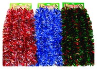 F C Young 10 ft. L Wide Tinsel Christmas Garland