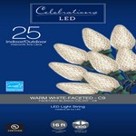 Celebrations LED C9 White 25 ct String Christmas Lights 16 ft.