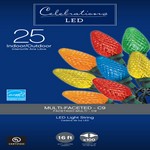 Celebrations LED C9 Multicolored 25 ct String Christmas Lights 16 ft.