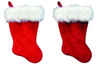 Dyno Red/White Plush Indoor Christmas Decor