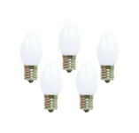 Holiday Bright Lights C7 White 25 ct Christmas Light Bulbs 1 ft.