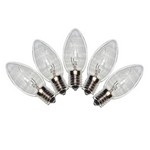Holiday Bright Lights C9 Clear/Warm White 25 ct Christmas Light Bulbs 1 ft.