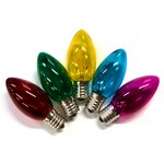 Holiday Bright Lights C9 Multicolored 25 ct Replacement Christmas Light Bulbs