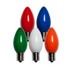 Holiday Bright Lights C9 Multicolored 25 ct Christmas Light Bulbs 1 in.