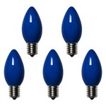 Holiday Bright Lights C9 Blue 25 ct Replacement Christmas Light Bulbs 1 ft.