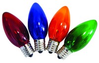 Celebrations Incandescent Multicolored Replacement Christmas Light Bulbs