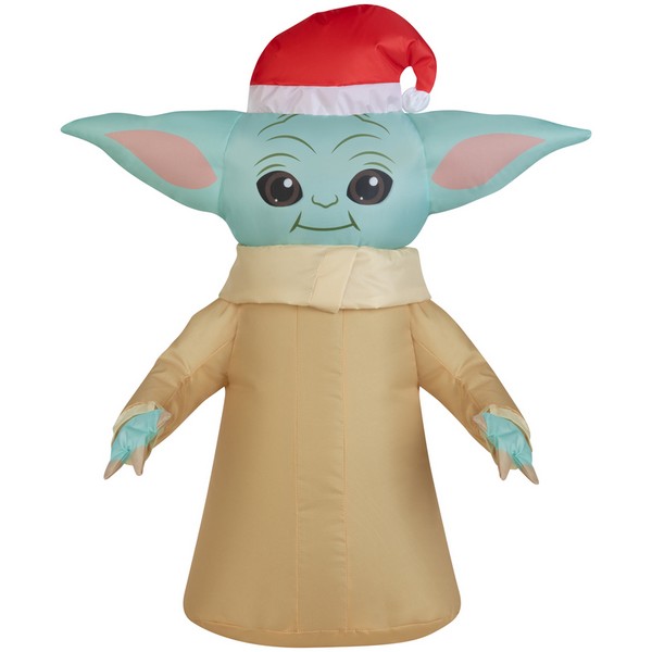 Gemmy Green/Yellow Airdorable Star Wars The Child Table Top Decoration