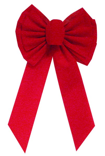 Holiday Trims Red Christmas Bow Indoor Christmas Decor