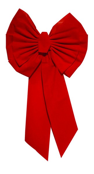 Holiday Trims Red Christmas Bow Indoor Christmas Decor