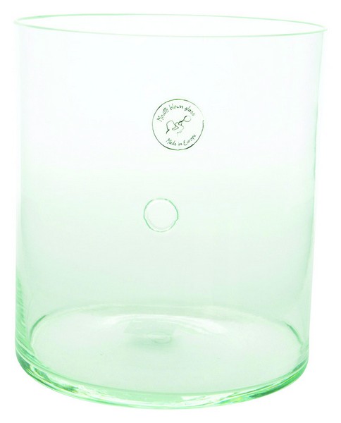 Decoris Clear Cylinder with Hole Tabletop Dr