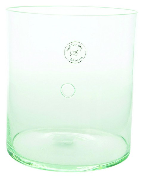 Decoris Clear Cylinder with Hole Tabletop Décor