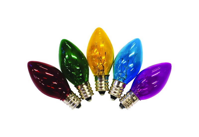 Holiday Bright Lights C7 Multicolored 25 ct Replacement Christmas Light