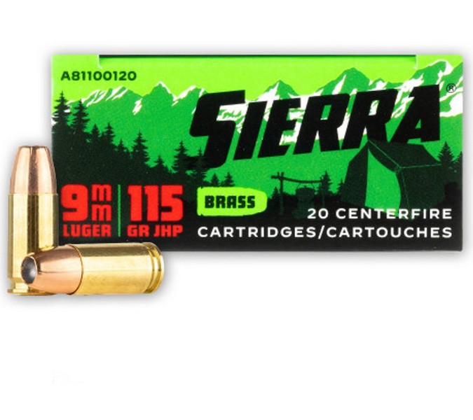 9mm 115gr Jhp 20rd
