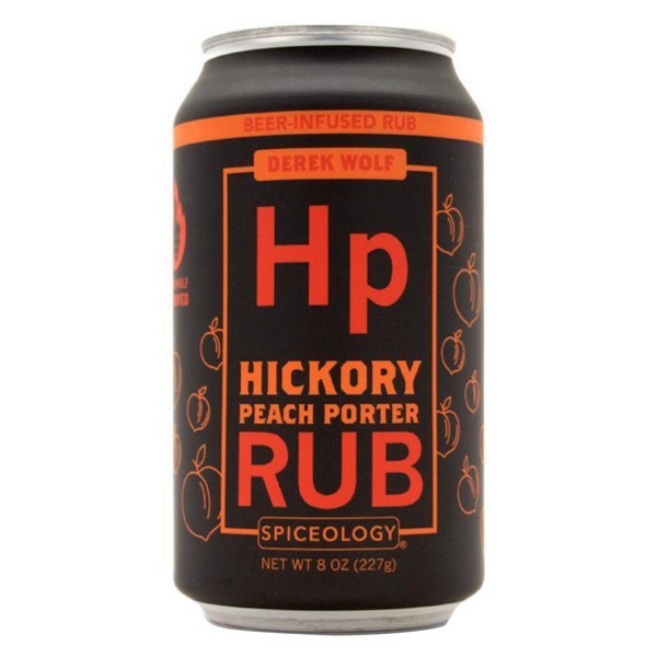 Spiceology Derek Wolf Hickory Peach Porter BBQ Rub 8 oz