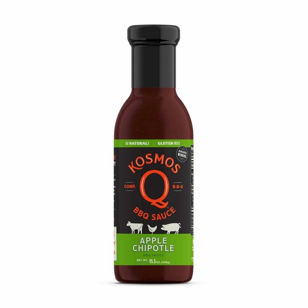 Kosmos Q Apple Chipotle BBQ Sauce 15.5 oz