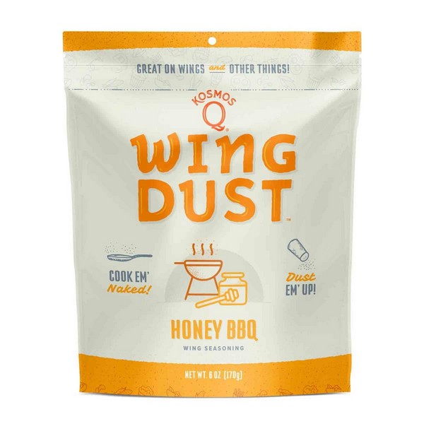 Kosmos Q Wing Dust Honey Barbecue Wing Seasoning 6 oz